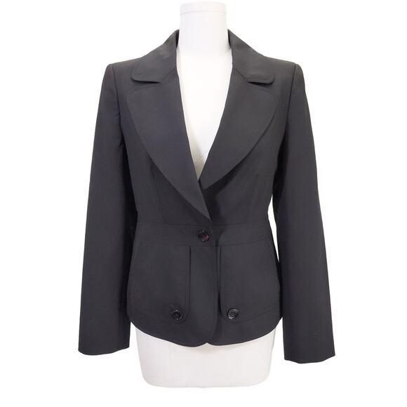 Burberry London Women's Stretch Wool Structured Jacket - Picture 1 of 14